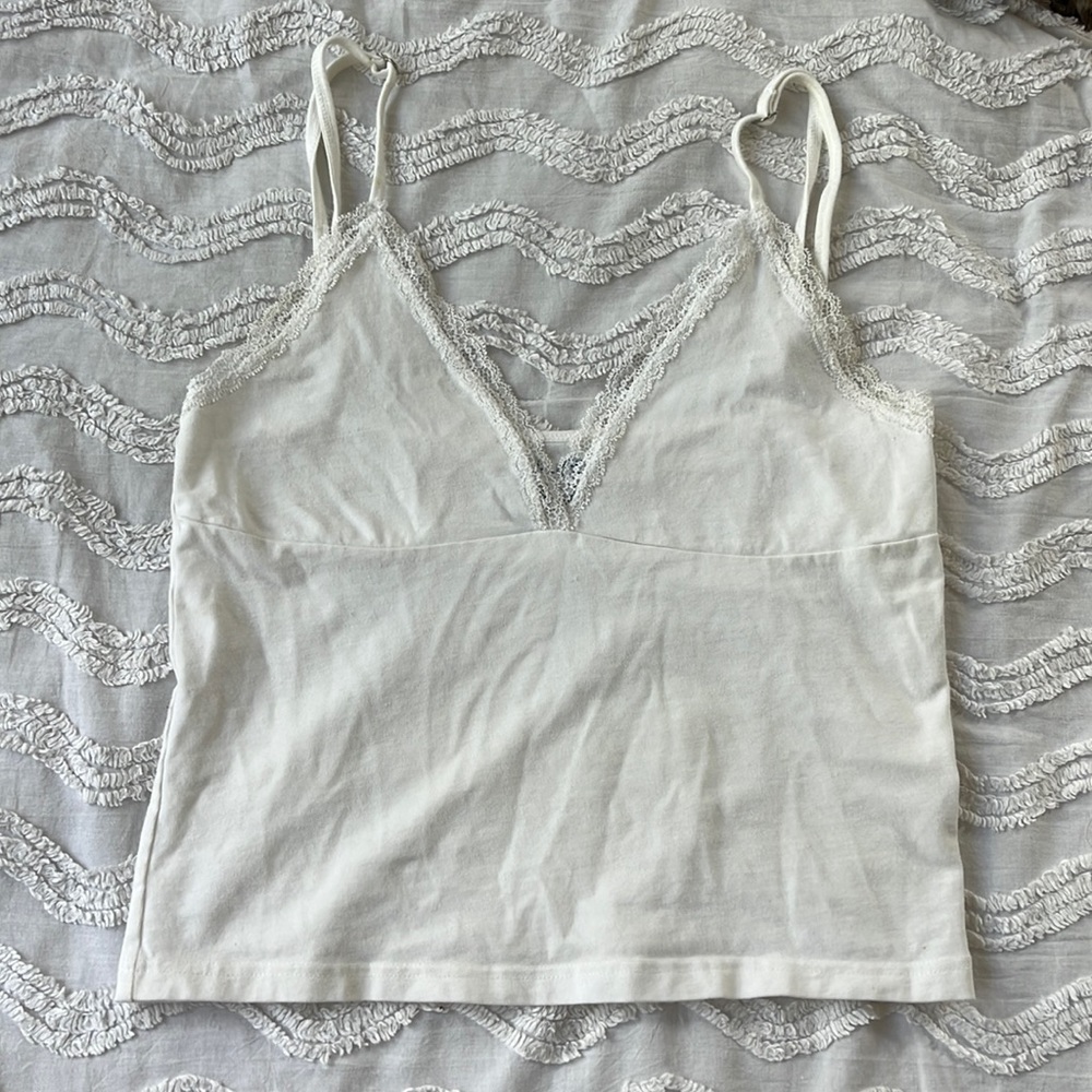 White tank top